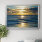 Beach Sunset Surfers Premium Classic Framed Canvas - Ready to Hang