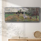 Promenade a Argenteuil, 1875 - Floater Framed Canvas Print
