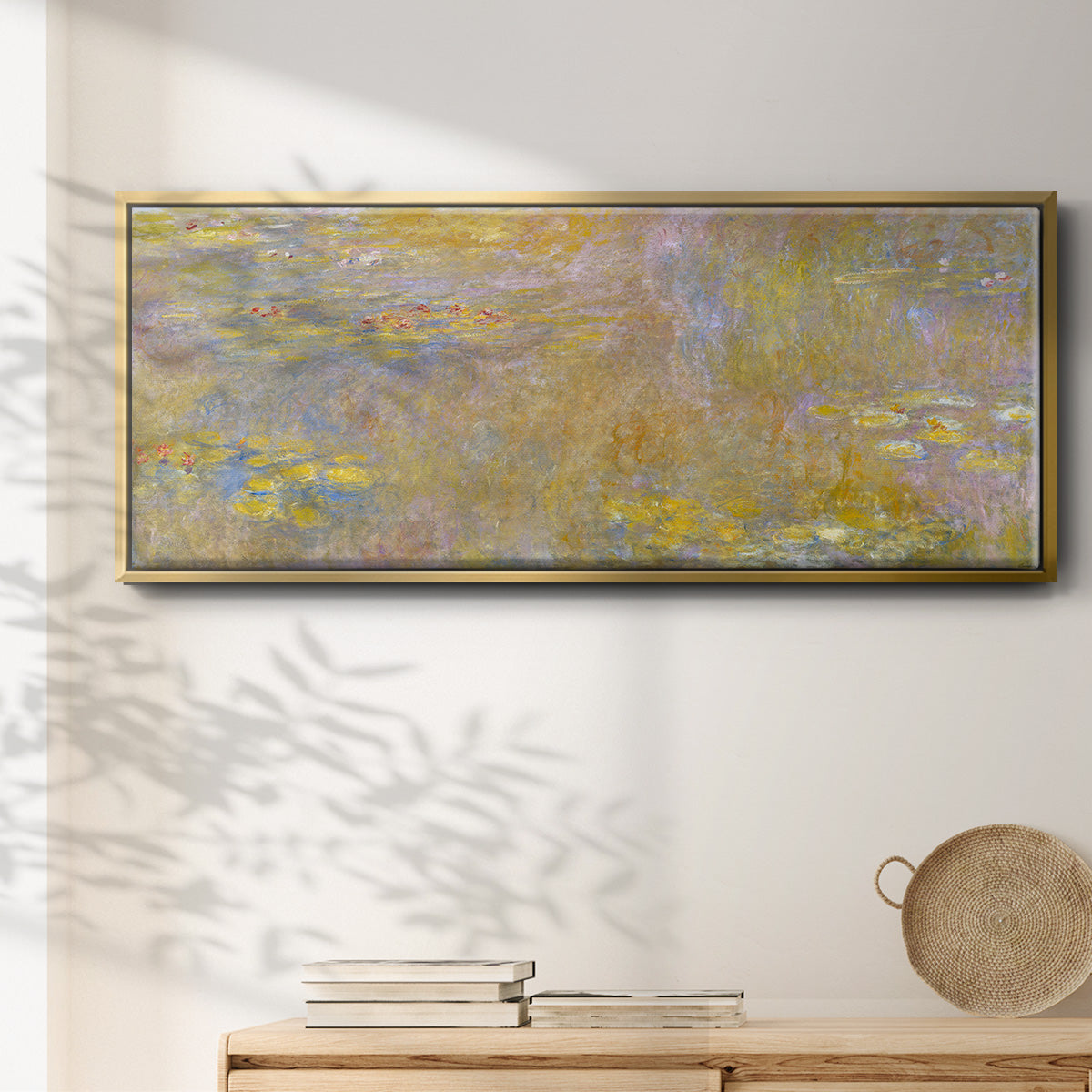 Water Lilies, 1907 - Floater Framed Canvas Print