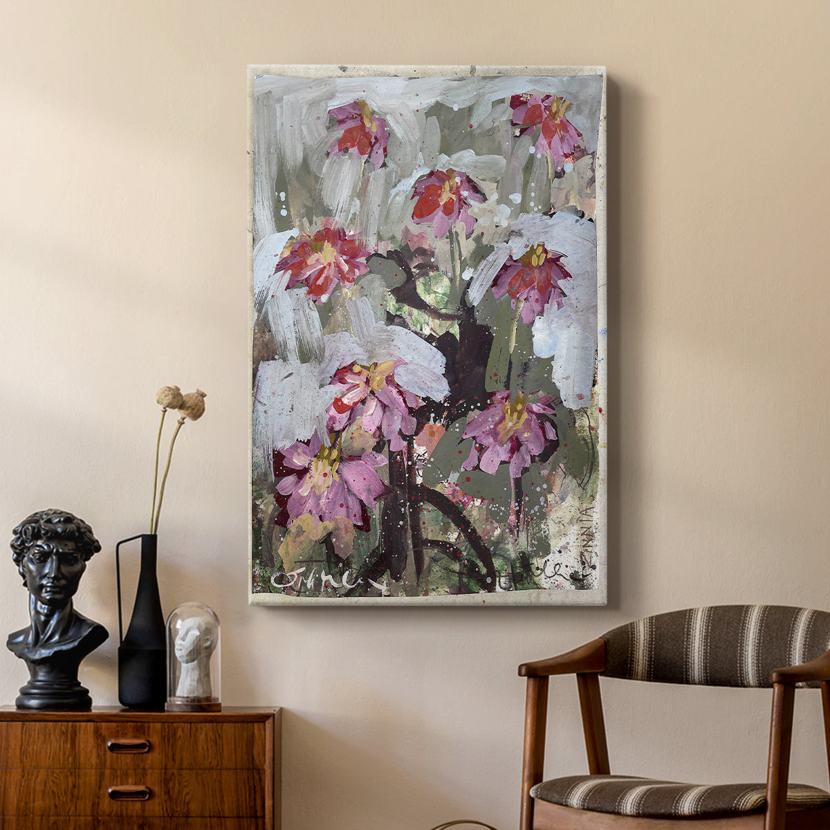 Zinnia I - Canvas Art Print