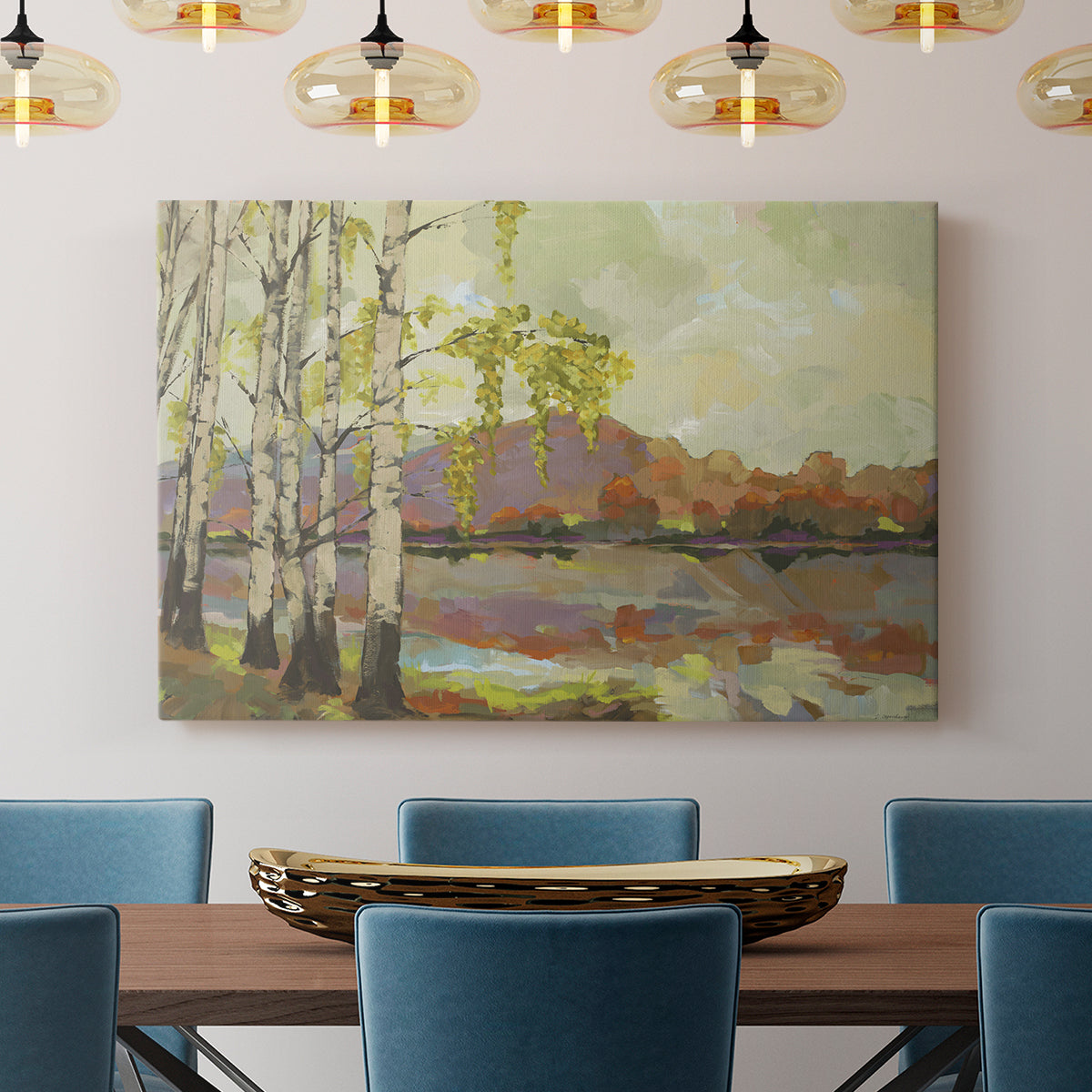 Birch Stand - Canvas Art Print