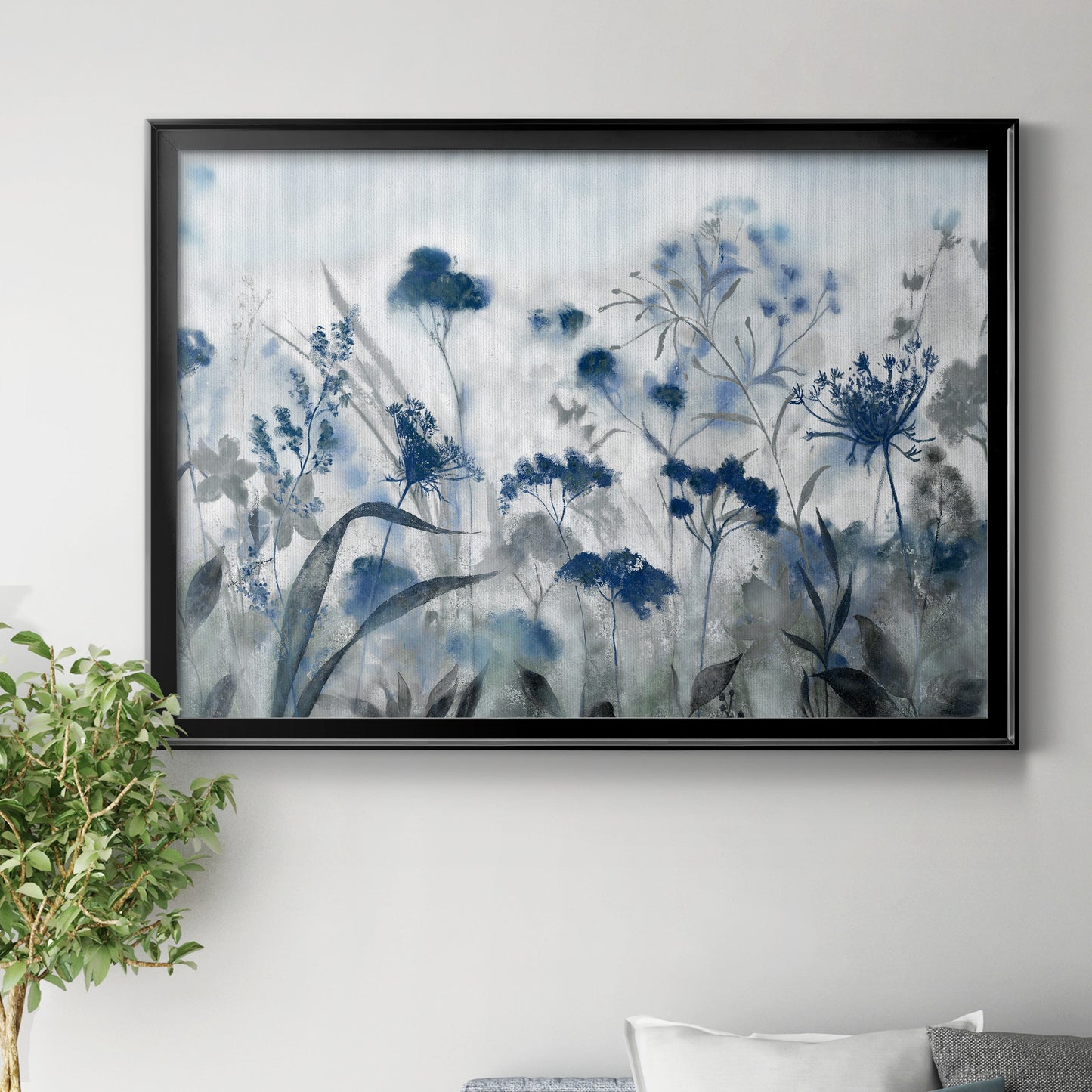 Inky Indigo Premium Classic Framed Canvas - Ready to Hang