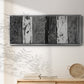 Printed Brushed Nickel Abstract I - Floater Framed Canvas Print