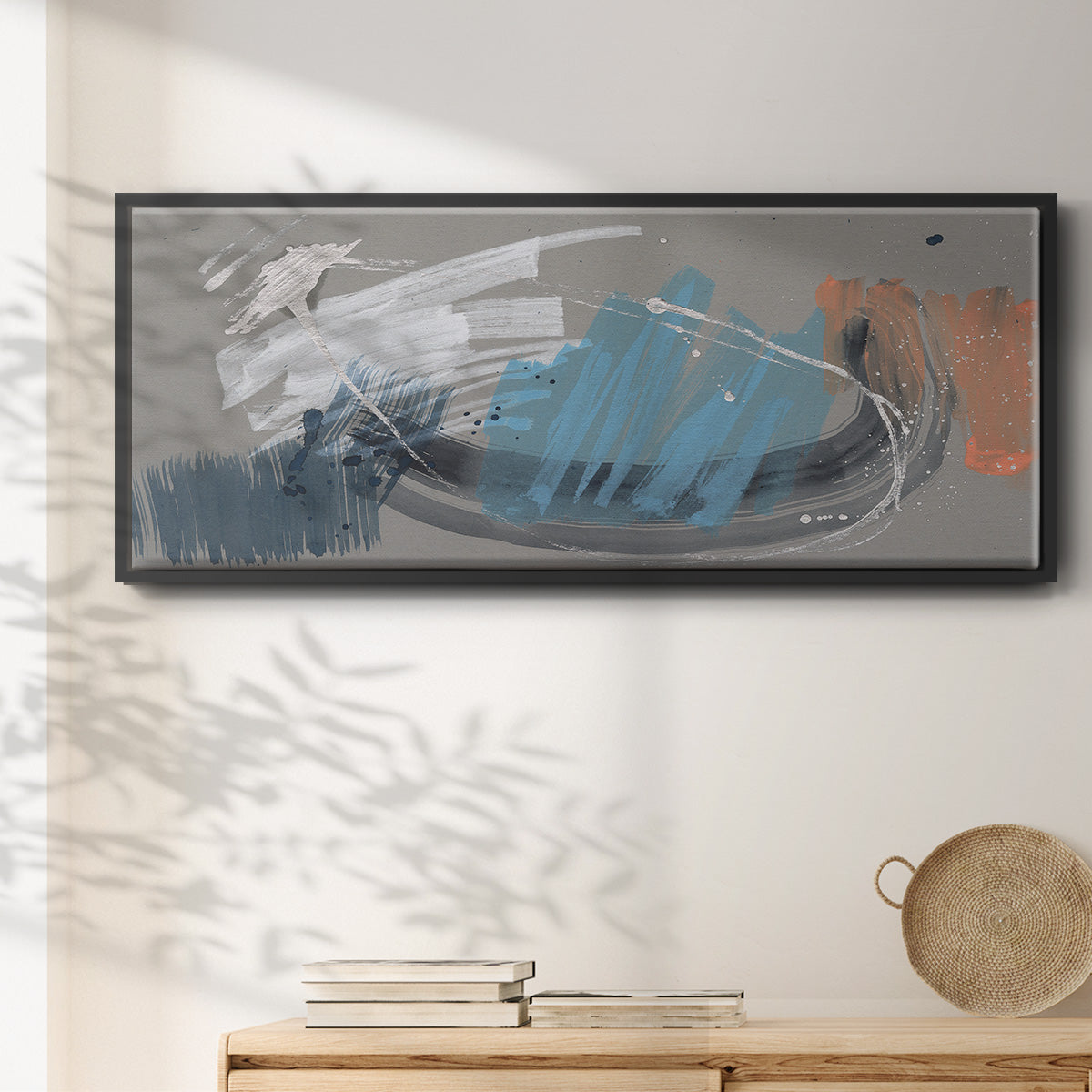 Whimsical Marks I - Floater Framed Canvas Print