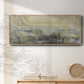 Gold Horizon I - Floater Framed Canvas Print
