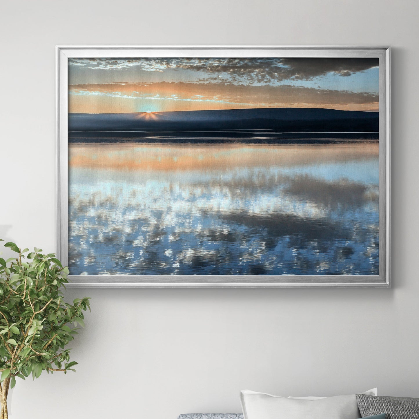 Serene Sunrise Premium Classic Framed Canvas - Ready to Hang