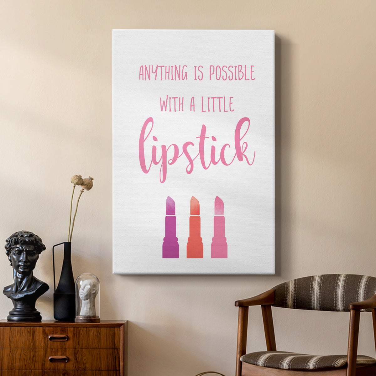 Little Lipstick - Canvas Art Print