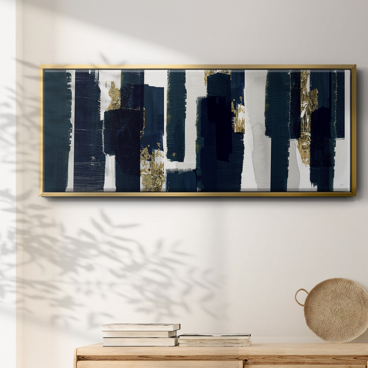 Brooklyn Walk - Floater Framed Canvas Print