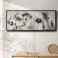 Misty Wildflower Morning - Floater Framed Canvas Print