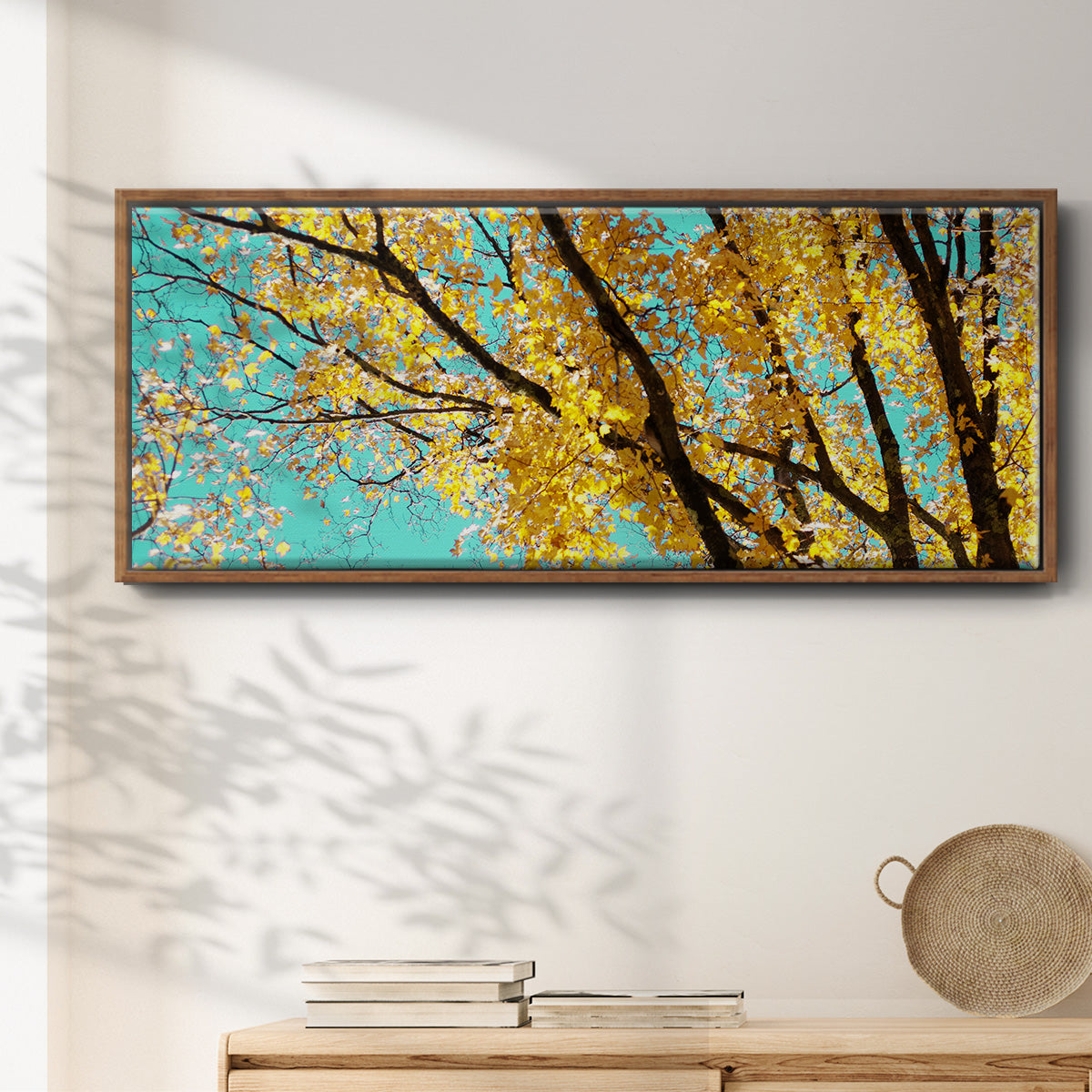 Autumn Tapestry IV - Floater Framed Canvas Print