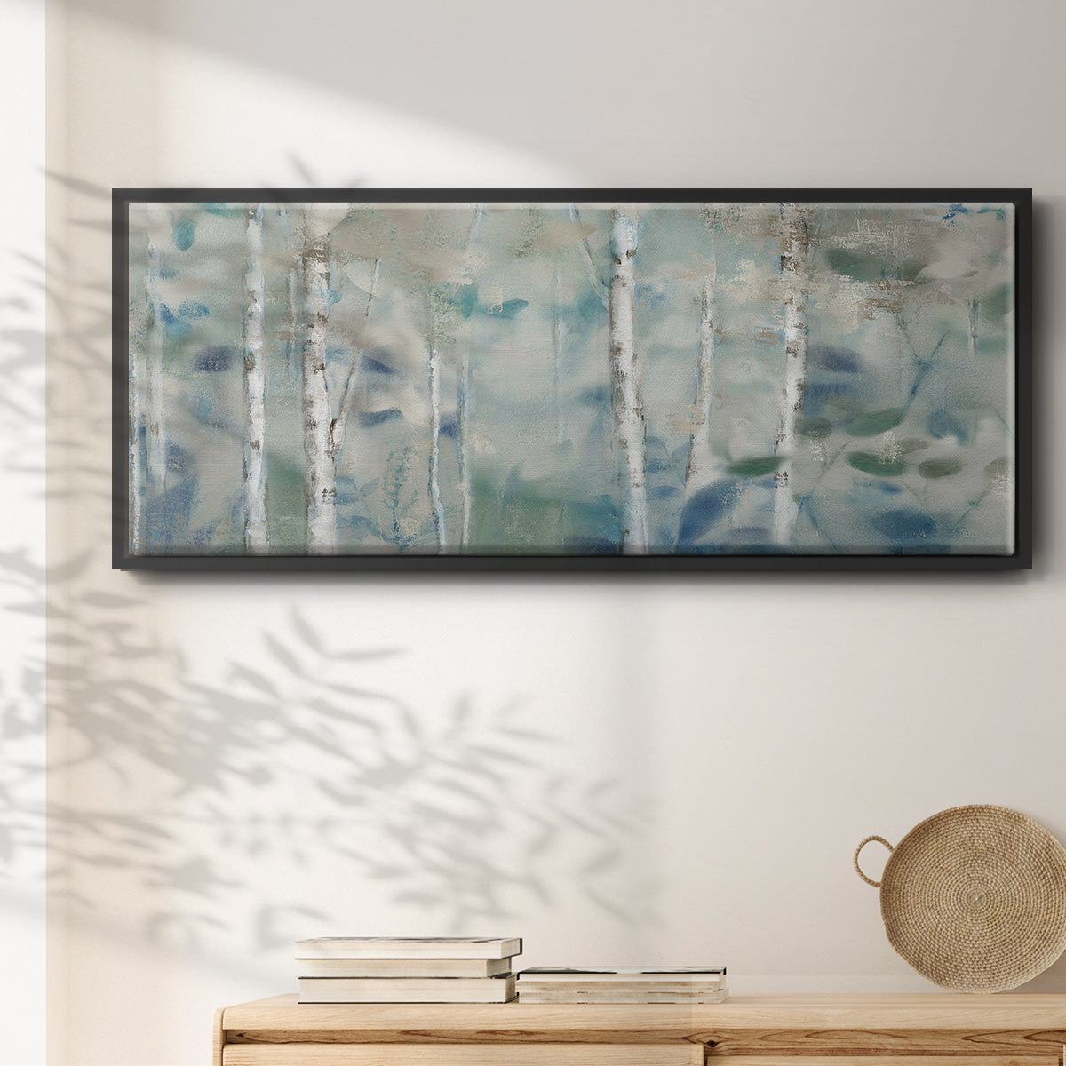 Zen Forest II - Floater Framed Canvas Print