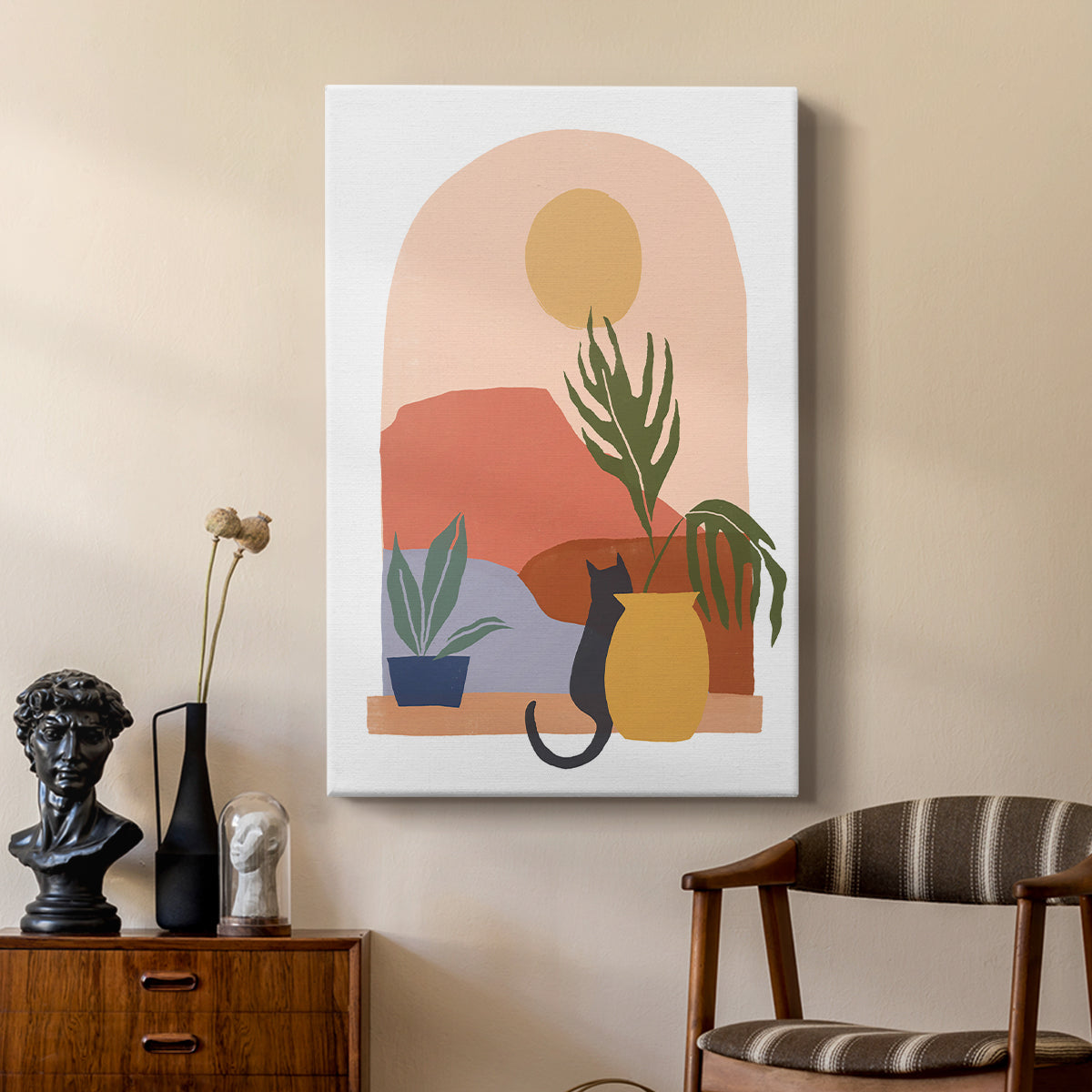 Paper Scene I - Canvas Art Print