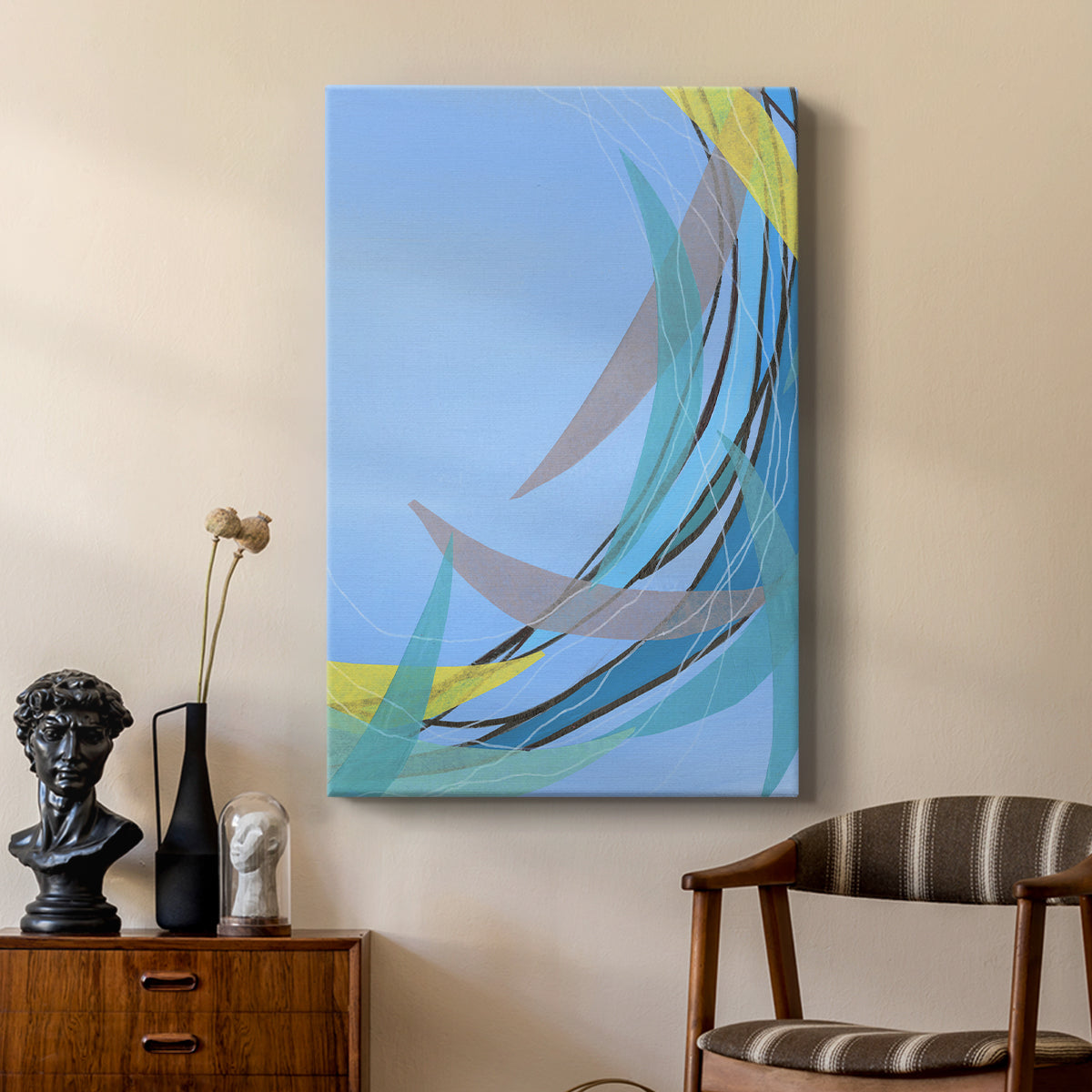 Circulating Flow II - Canvas Art Print