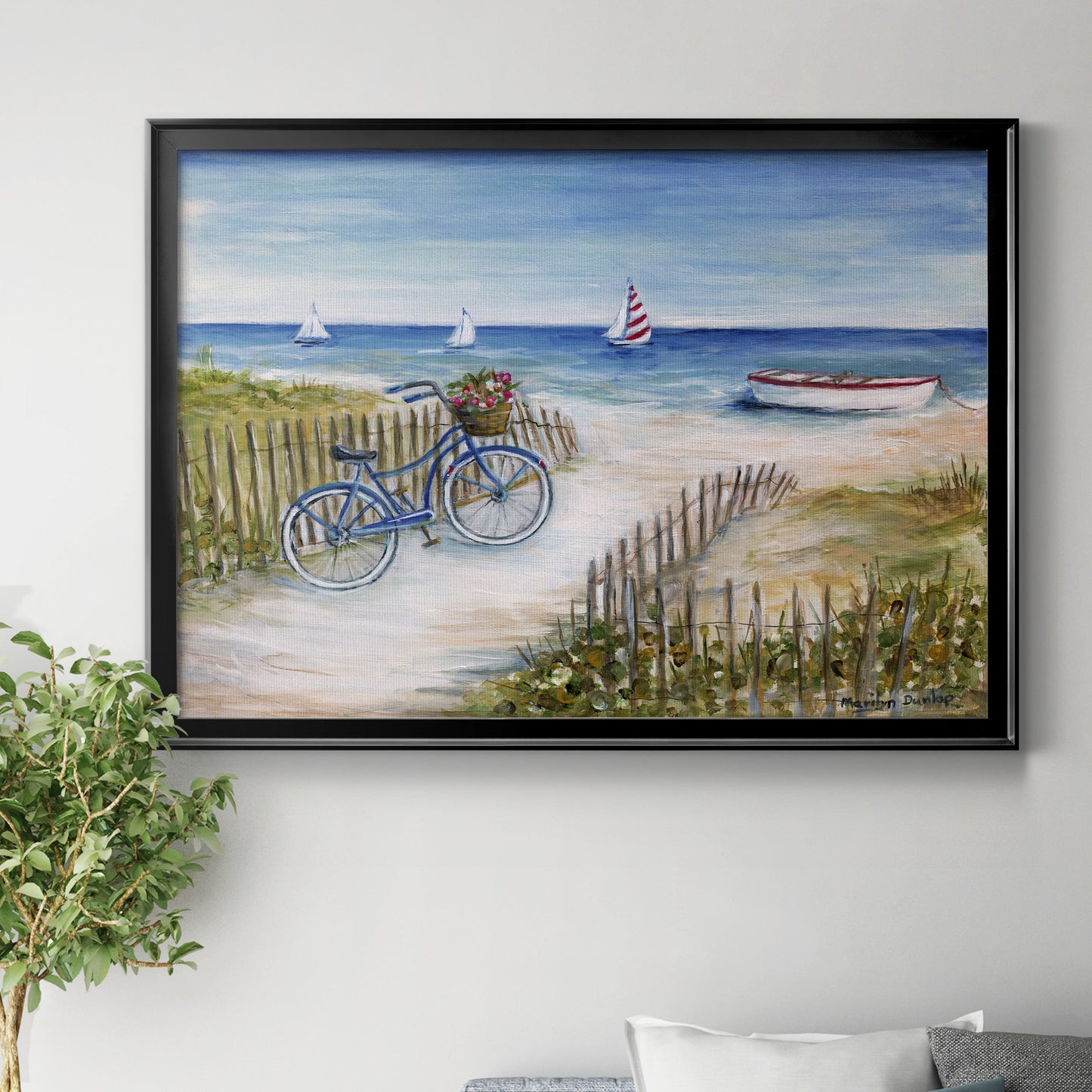 Beach Ride I Premium Classic Framed Canvas - Ready to Hang