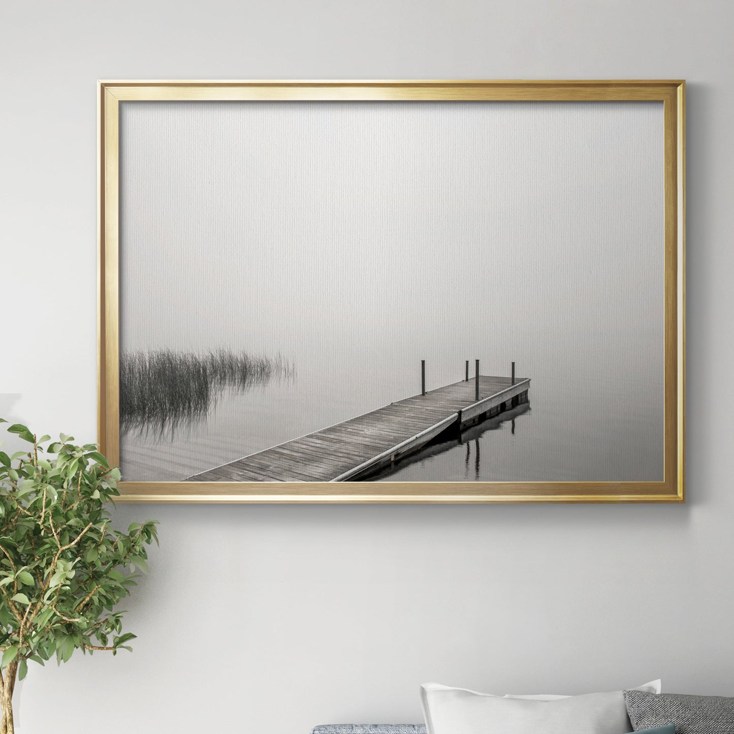 Morning Mist Premium Classic Framed Canvas - Ready to Hang