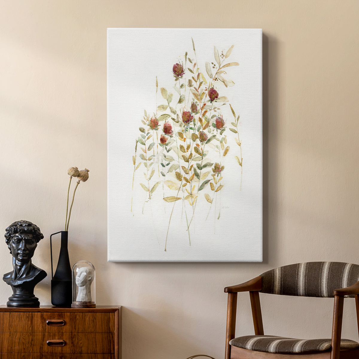 Wildflower Breeze I - Canvas Art Print