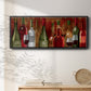 Wine Tasting - Floater Framed Canvas Print