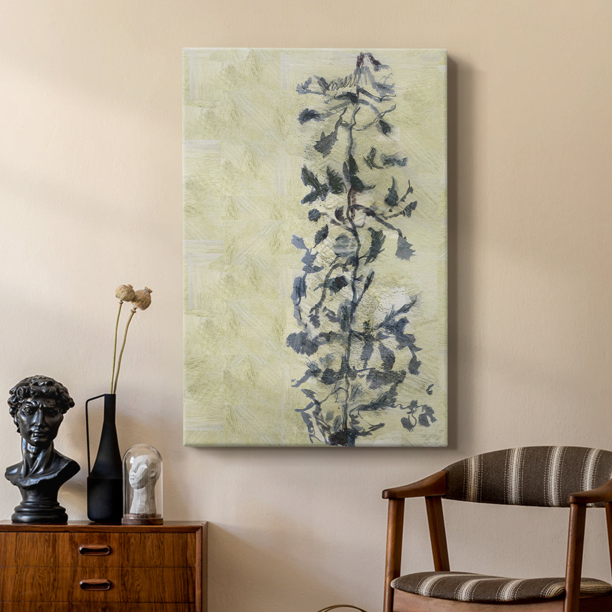 Chinoiserie 2 Tan I - Canvas Art Print