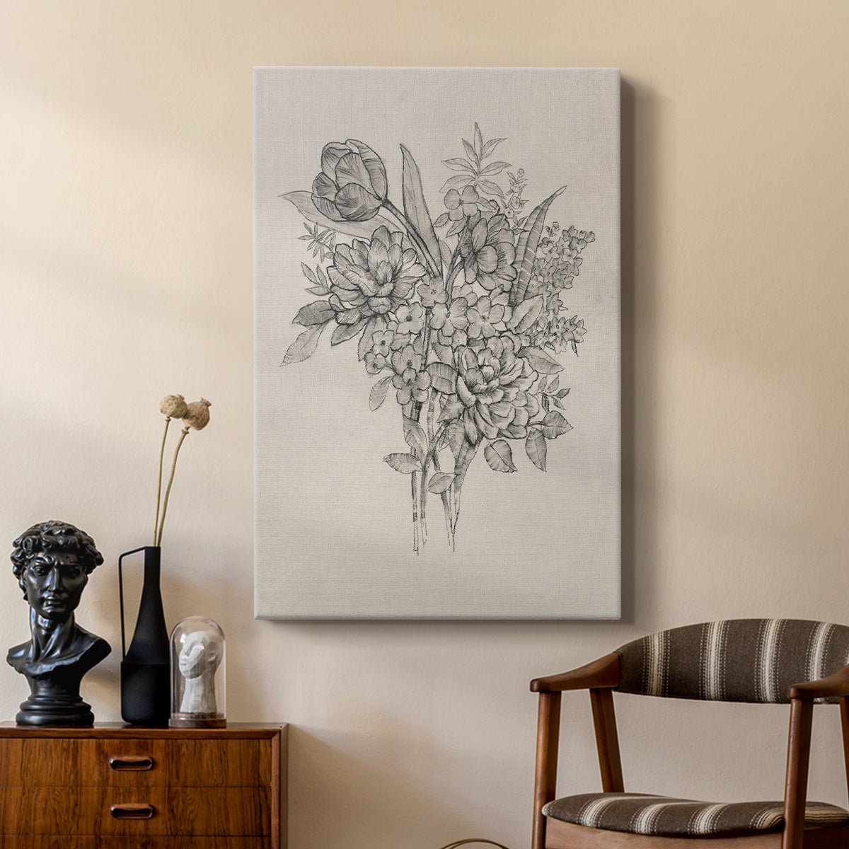 Floral Bouquet I - Canvas Art Print