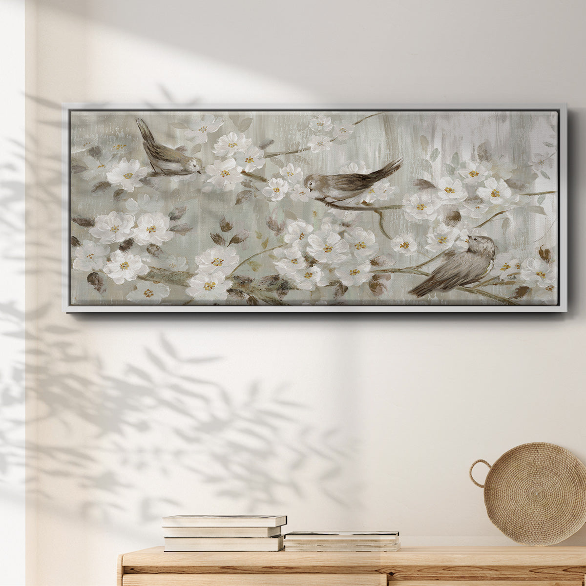 Songs of Spring - Floater Framed Canvas Print