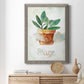 Potted Sage - Premium Canvas Framed in Barnwood - Ready to Hang