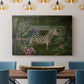 Zebra In Conservatory - Canvas Art Print