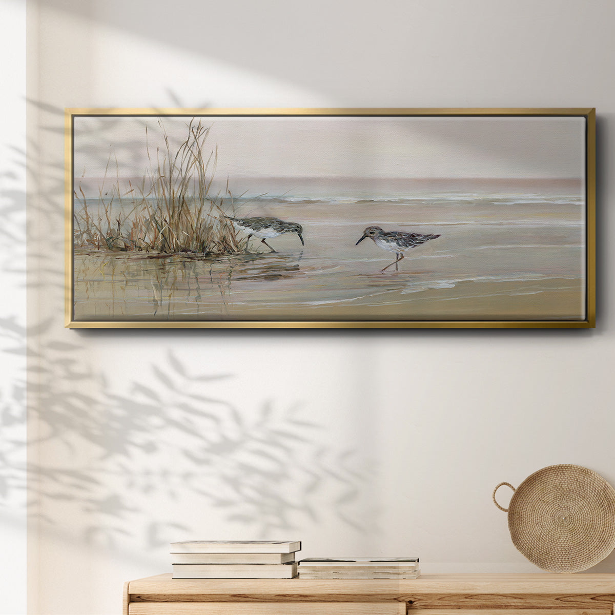 Early Risers I - Floater Framed Canvas Print