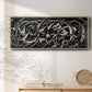 Linear Movement II - Floater Framed Canvas Print