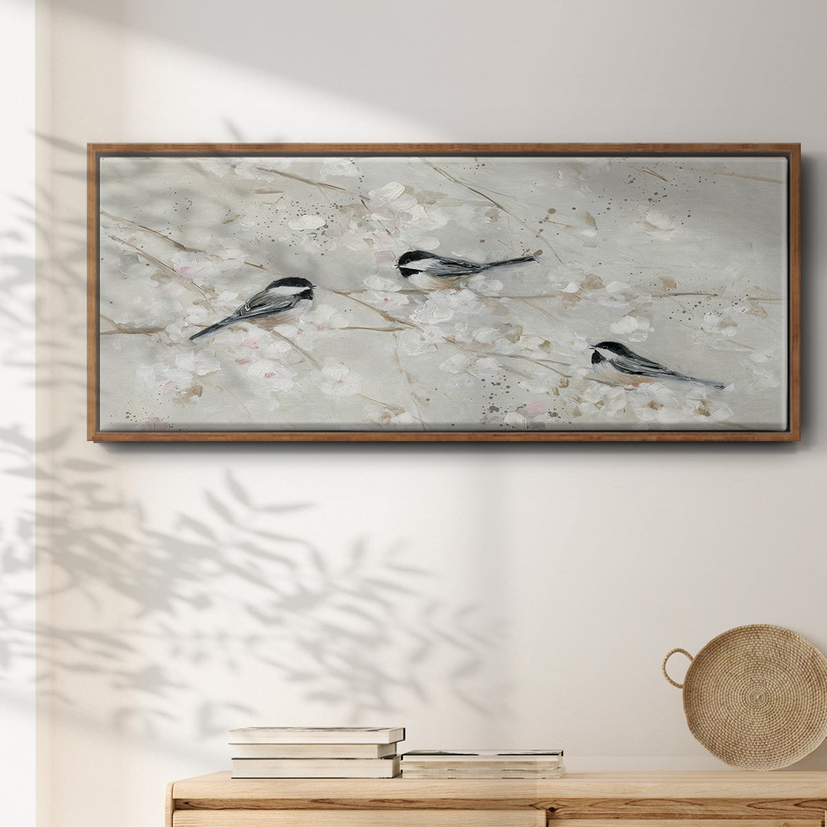Nature's Confetti II - Floater Framed Canvas Print