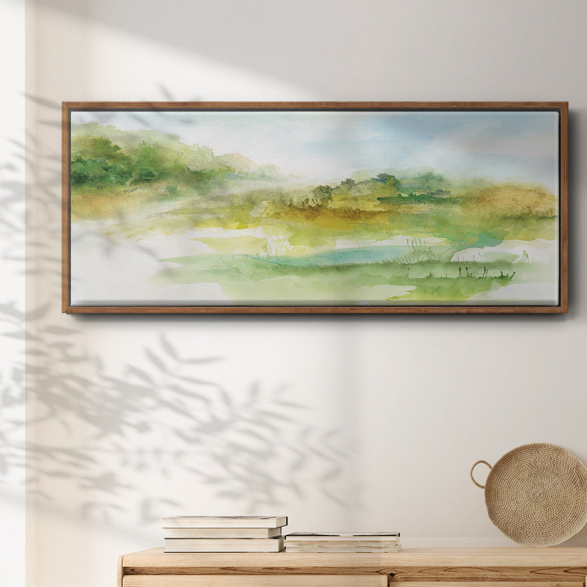 Dreamy Highland - Floater Framed Canvas Print