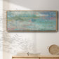 Pastel Watergarden - Floater Framed Canvas Print
