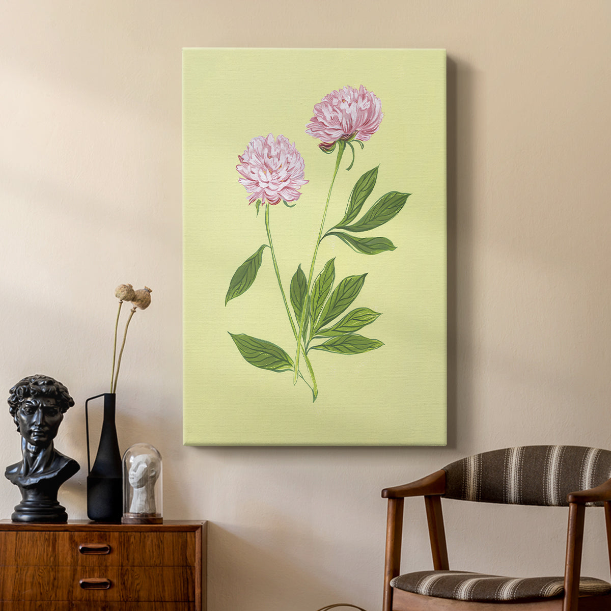 Peonies in Yellow II - Canvas Art Print