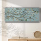 Blue Sky and Blossoms - Floater Framed Canvas Print
