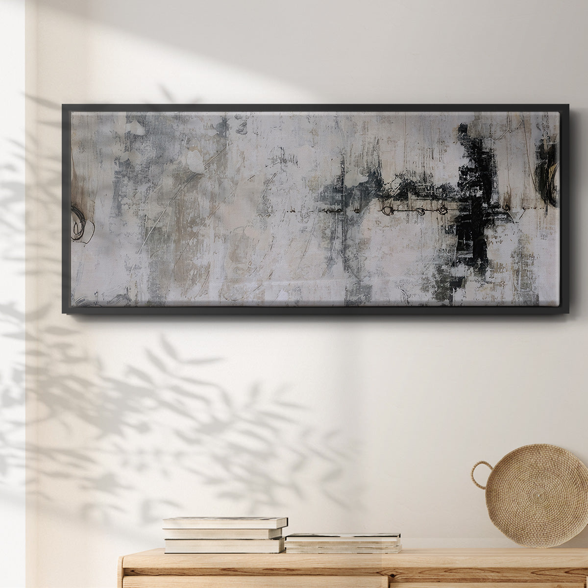 Icarus - Floater Framed Canvas Print