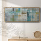 Bits and Pieces - Floater Framed Canvas Print