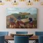 Pheasant Trio in Field - Canvas Art Print