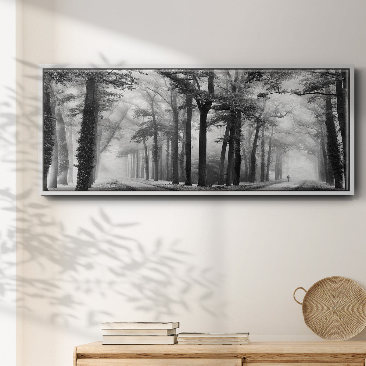 Turning Left Wasn't Right - Floater Framed Canvas Print