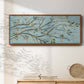 Blue Sky and Blossoms - Floater Framed Canvas Print