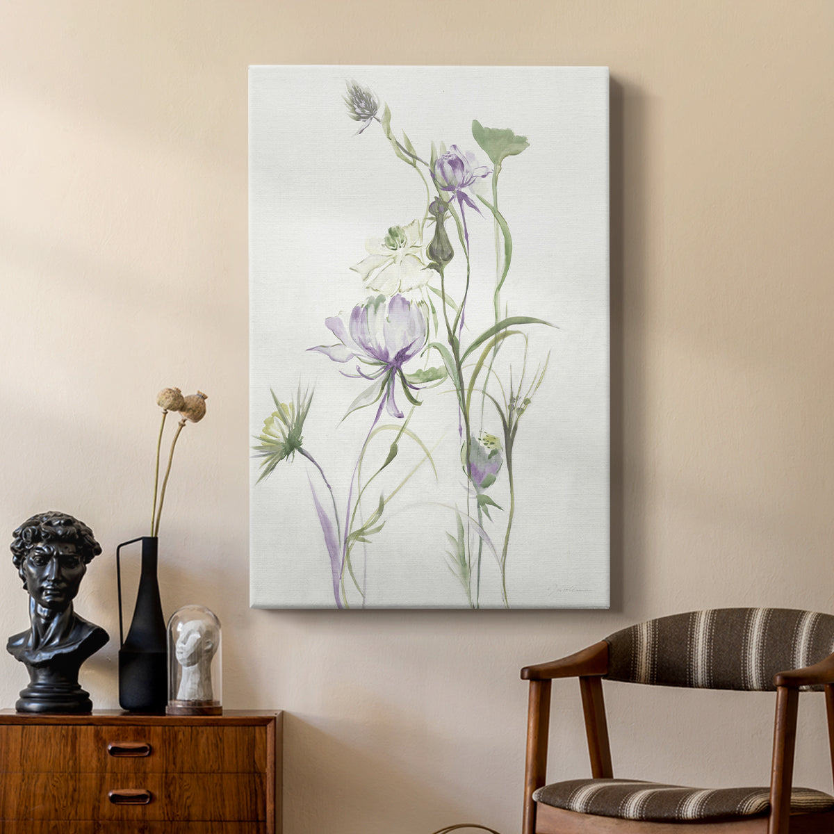 Late Summer Wildflowers II - Canvas Art Print