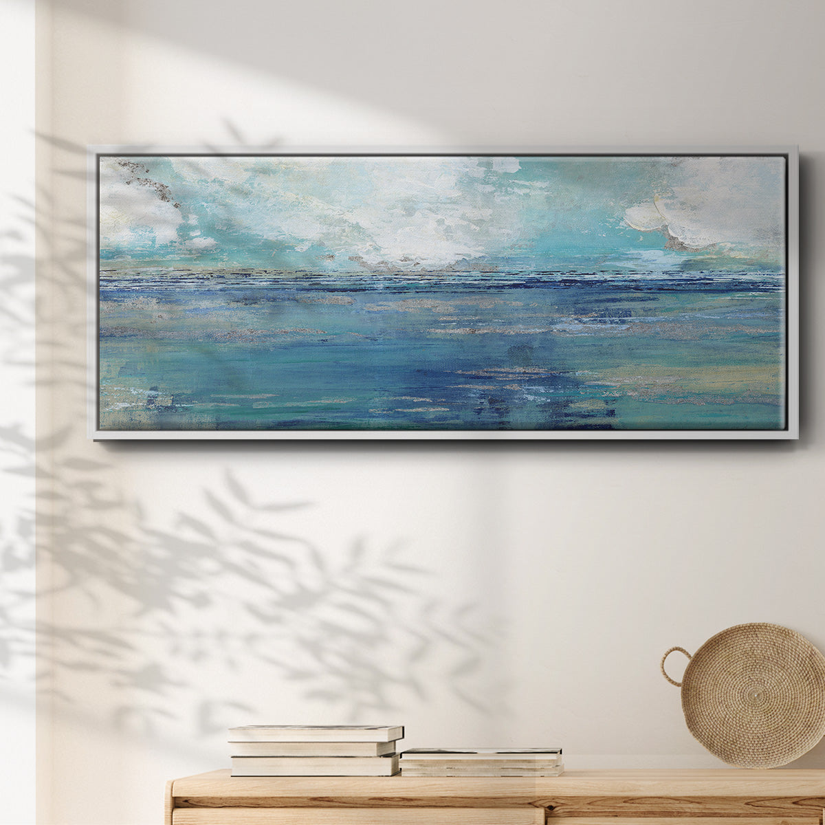 Oceans Away - Floater Framed Canvas Print