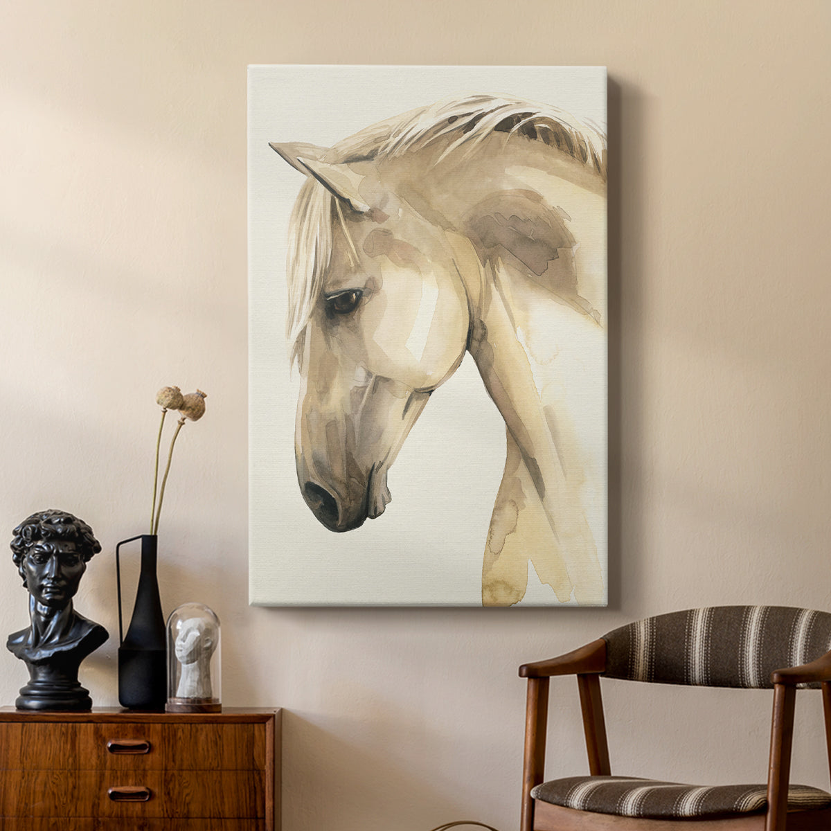 Golden Palomino II - Canvas Art Print