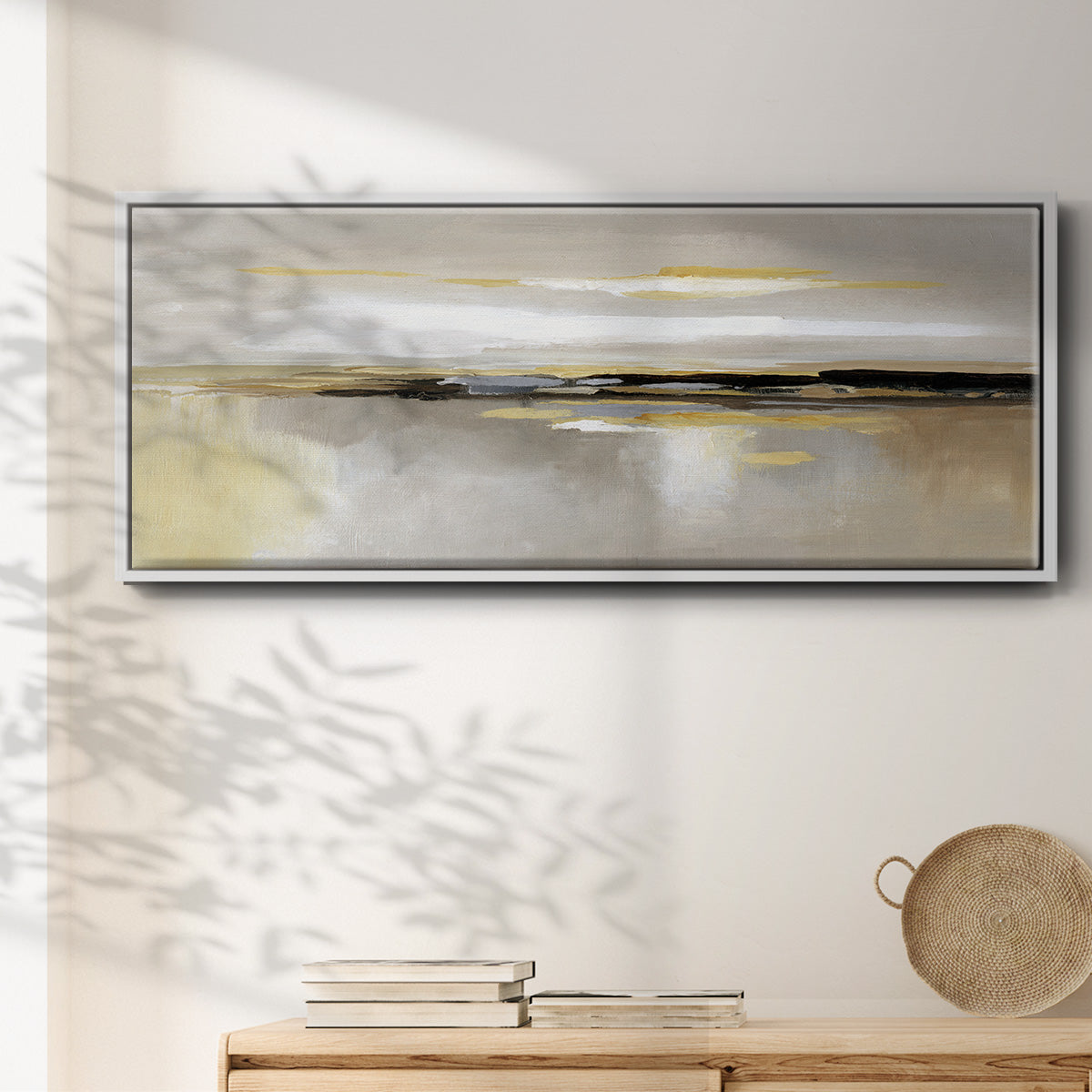 Silver Lining - Floater Framed Canvas Print