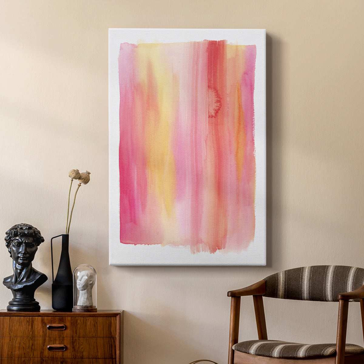 Summer Sherbet Wash I - Canvas Art Print