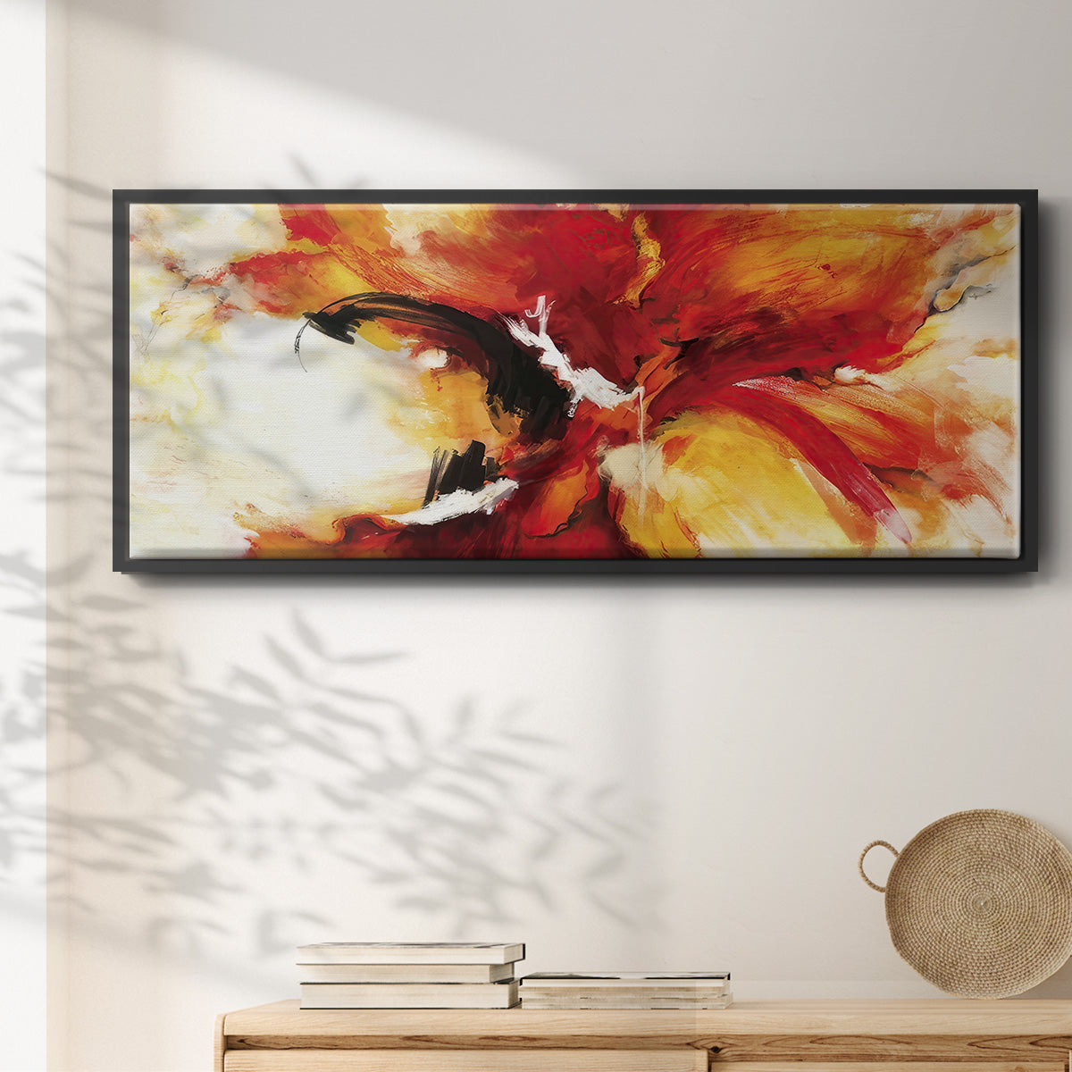 The Phoenix - Floater Framed Canvas Print