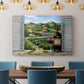 Tuscan Red and Vineyard - Canvas Art Print