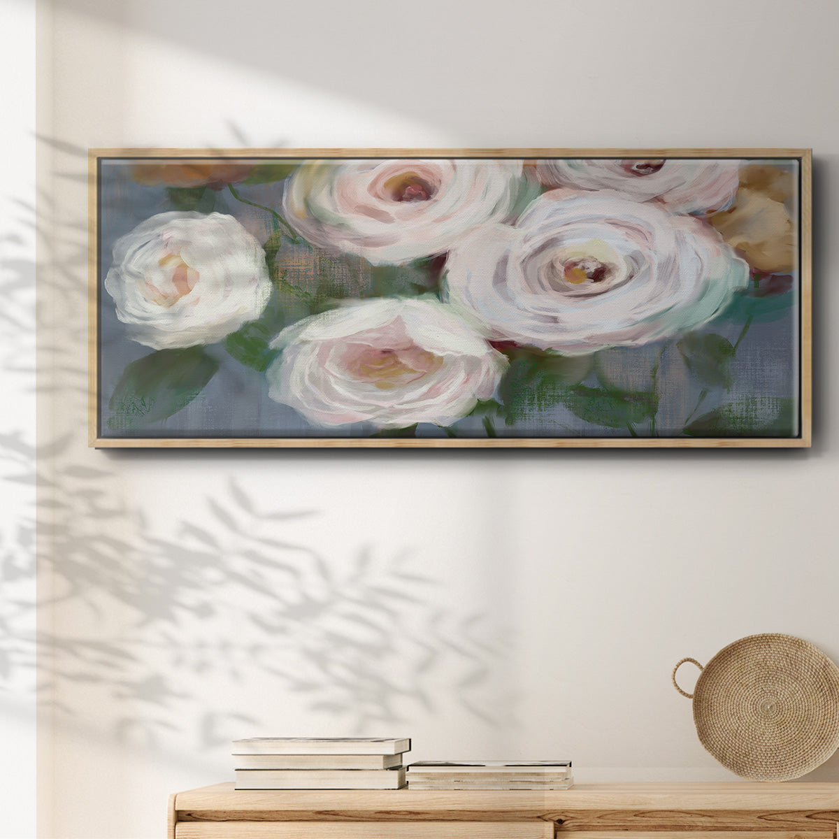 Magical Bouquet - Floater Framed Canvas Print