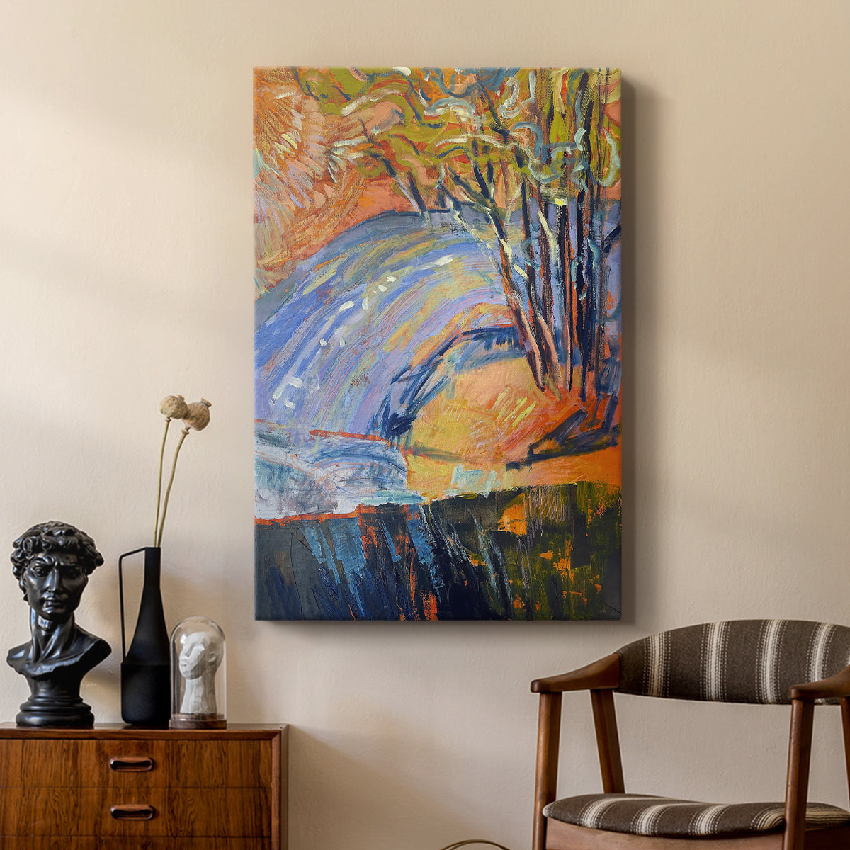 Cadmium Winter Solstice III - Canvas Art Print