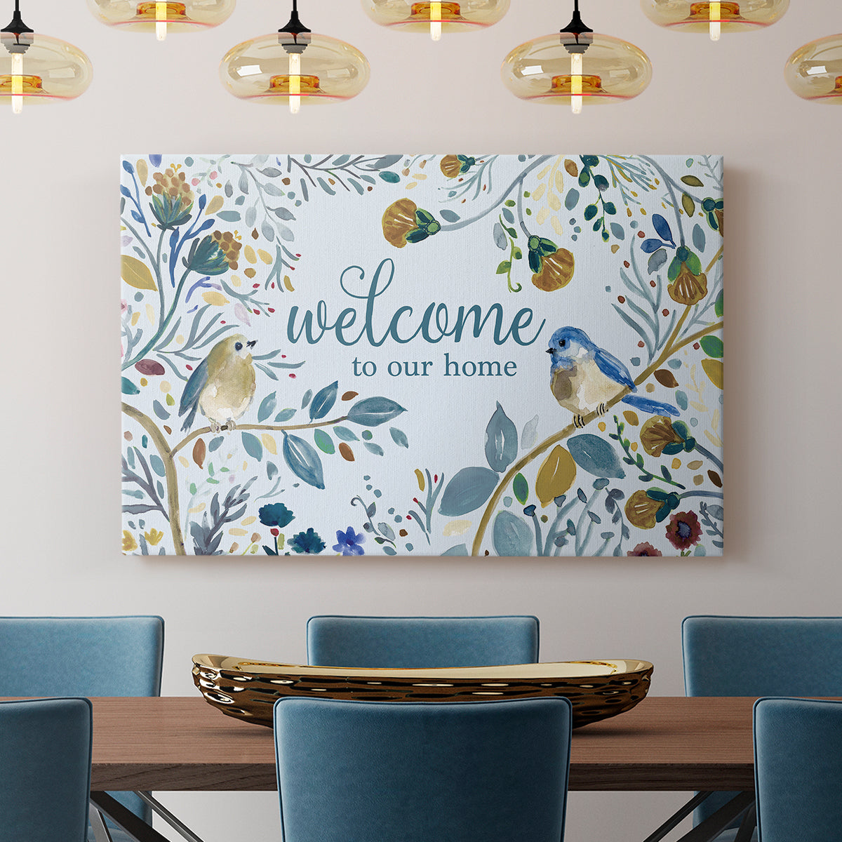 Welcome to Our Home - Canvas Art Print