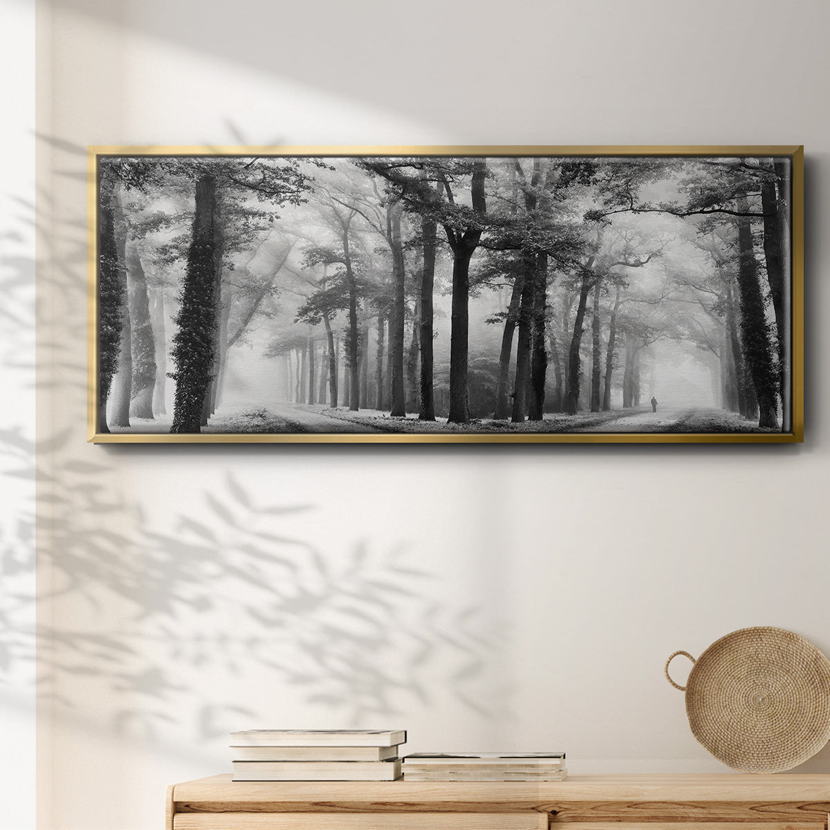 Turning Left Wasn't Right - Floater Framed Canvas Print