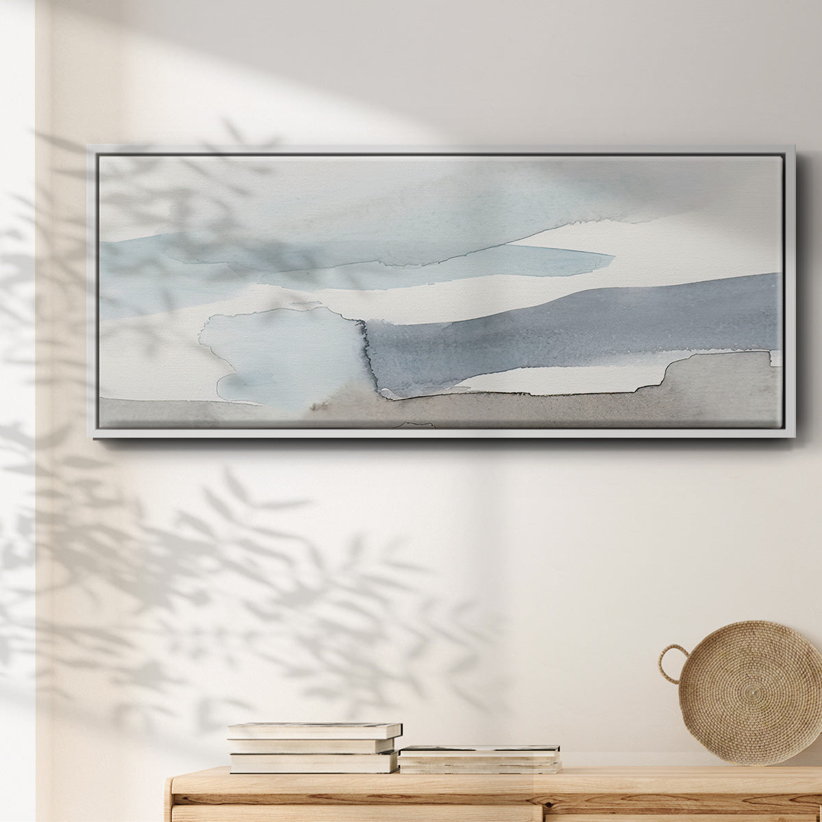 Coastal Tones II - Floater Framed Canvas Print